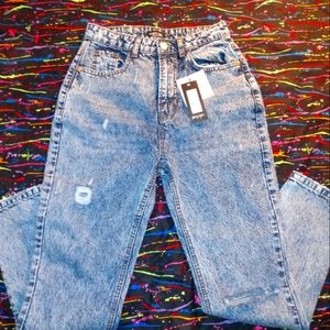 Nasty gal jeans acid wash